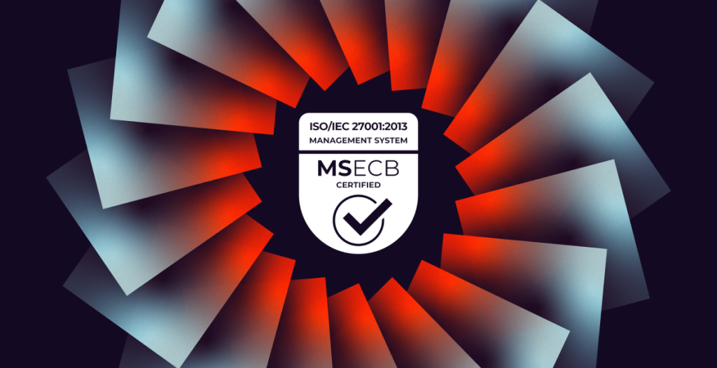 ISO certification logo Tuum graphical elements